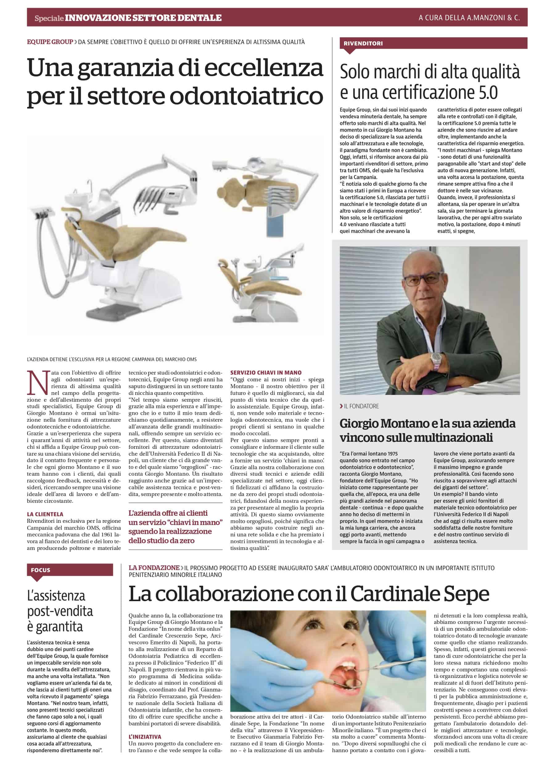 Al momento stai visualizzando Equipe Group: Innovazione ed Eccellenza nel Settore Odontoiatrico